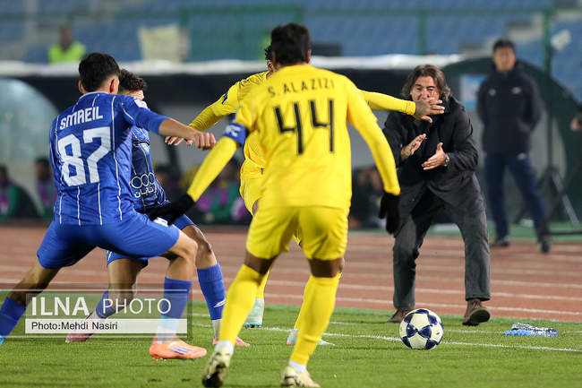 دیدار تیم ‌های فوتبال استقلال ایران و الوصل امارات