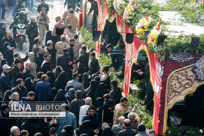 تشییع ۱۰۰ شهید گمنام دفاع مقدس