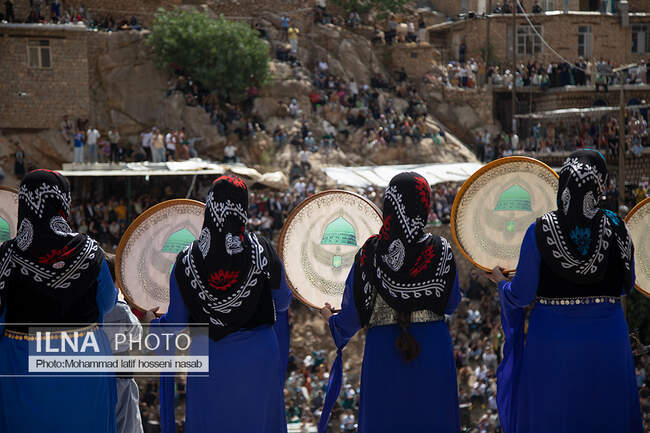 رقص هزار دف در پالنگان 
