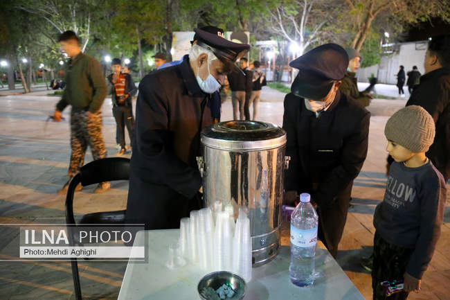 شب بیست و سوم ماه رمضان در امامزاده ابراهیم بن موسی الکاظم ( ع ) قوچان