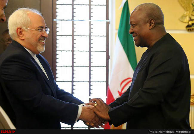 سفر محمدجواد ظریف وزیر امور خارجه کشورمان به غنا