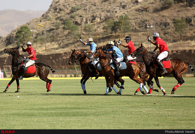 مسابقه چوگان تیم های  ایران و هند