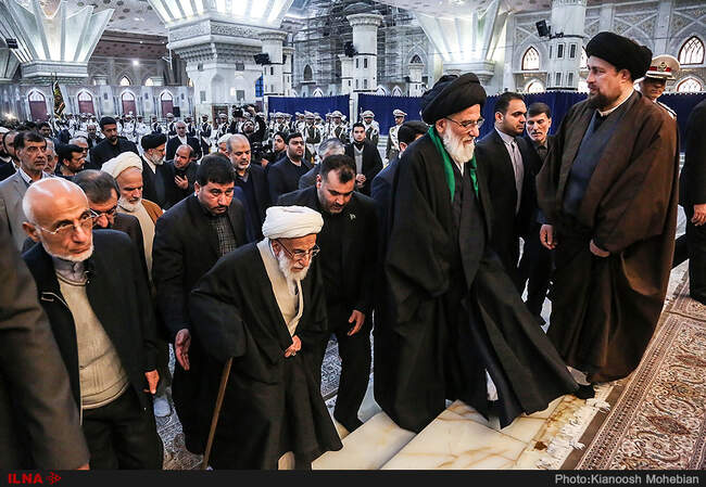 گزارش تصویری تجدید میثاق اعضای مجمع تشخیص مصلحت نظام با آرمان‌های امام راحل 