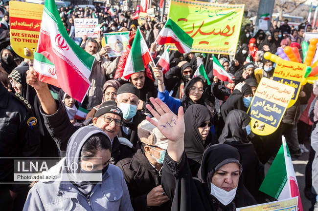 راهپیمایی ۲۲ بهمن در استان مرکزی 