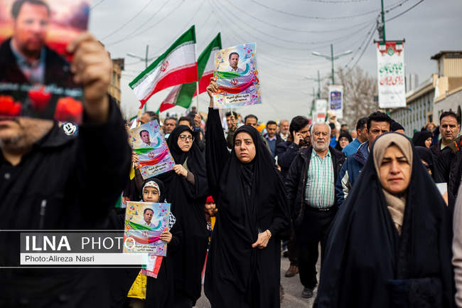 مراسم راهپیمایی ۲۲بهمن - قزوین