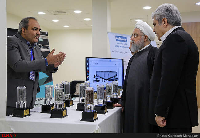 حضور رئیس جمهور در پارک علم و فناوری پردیس