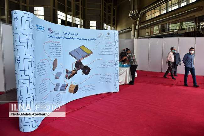 رونمایی از اتوبوس تمام برقی تولید داخل با حضور مجازی رئیس جمهور 