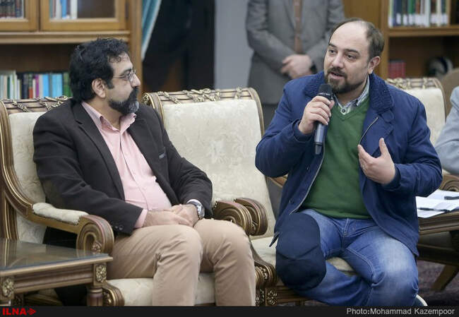 دیدار هنرمندان با آیت الله هاشمی
