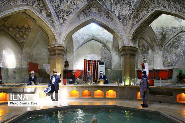 بازدید مسافران نوروزی ازمجموعه زندیه شیراز