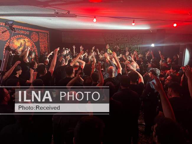 مراسم شب عاشورای حسینی در شهر لاهه هلند