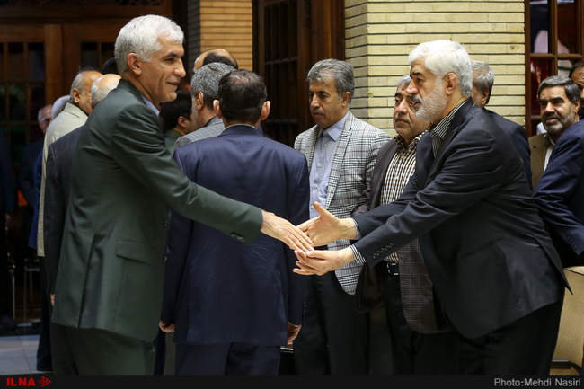 مراسم ترحیم همسر محمد نعیمی‌پور