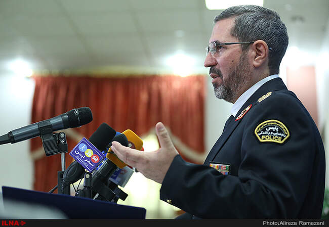 نشست خبری رئیس پلیس راهور ناجا