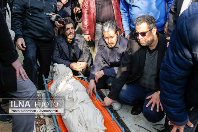 مراسم تشییع پیکر «سعید پیردوست»