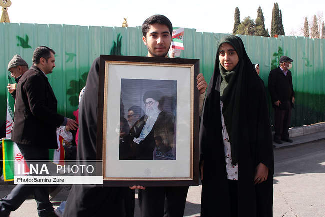 مراسم راهپیمایی ۲۲بهمن - شیراز