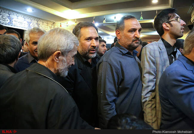 مراسم ترحیم برادر محمود احمدی نژاد