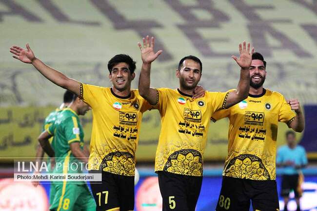 برد قاطع سپاهان برابر صنعت نفت آبادان 