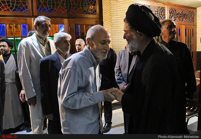 گزارش تصویری حضور شخصیت‌های سیاسی در مراسم ترحیم مادر حجت‌الاسلام محتشمی‌پور