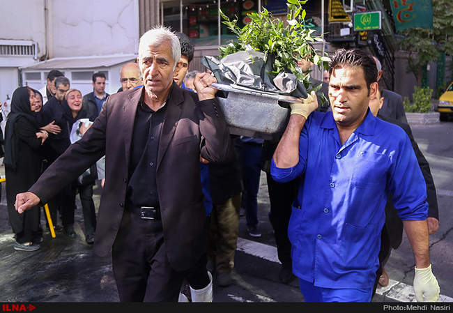 مراسم تشییع پیکرقدرت الله مهتدی