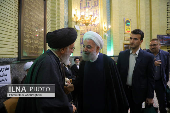 مراسم ختم همسر آیت‌الله سیستانی در تهران