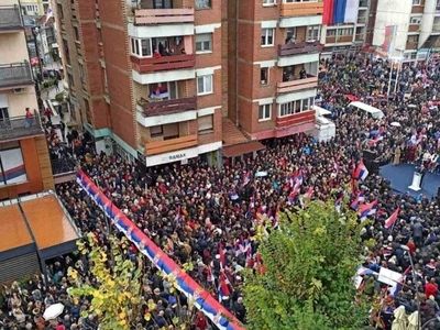 برگزاری بزرگ‌ترین تظاهرات اعتراض‌آمیز در کوزوو