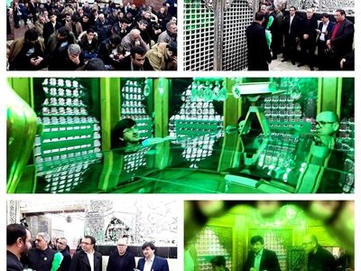 مراسم غبارروبی جامعه ورزش با حضور دکتر احمدی و دکتر سعادتمند 