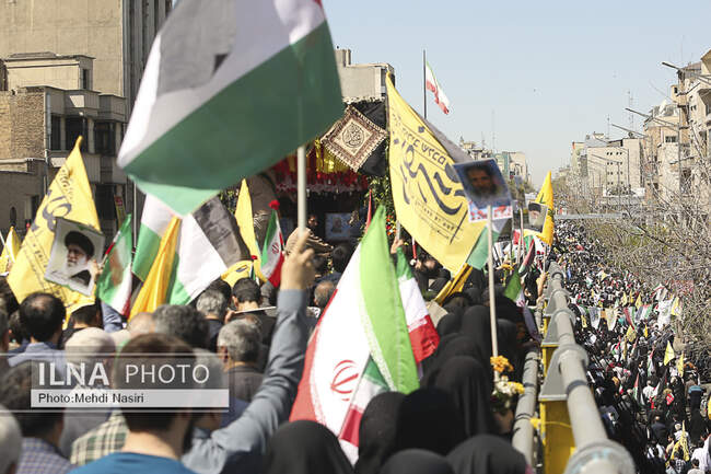  مراسم راهپیمایی روز قدس در تهران