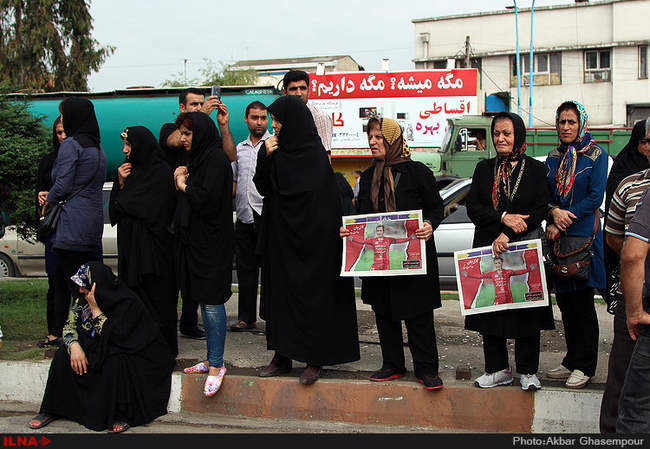 مراسم تشییع و خاکسپاری پیکر هادی نوروزی-بابل