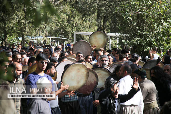 مراسم تشییع پیکر مداحو