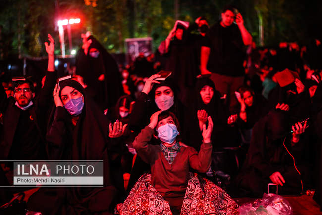 مراسم احیای شب بیست و یکم رمضان در ستاد فرماندهی انتظامی تهران بزرگ