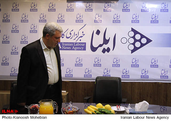 حضور مدیر عامل منطقه آزاد کیش در خبرگزاری ایلنا