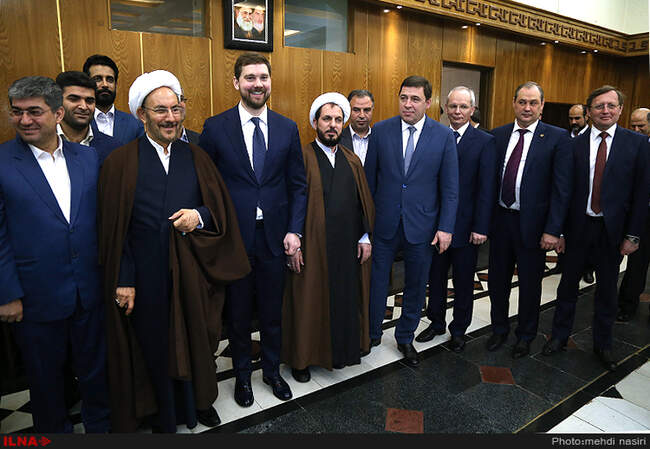 دیدار رئیس آژانس فدرال ملیت های فدراسیون روسیه با حجت الاسلام والمسلمین یونسی