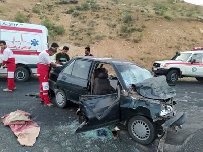 برخورد دو دستگاه پراید در جاده کمربندی ایذه ۸ مصدوم بر جای گذاشت