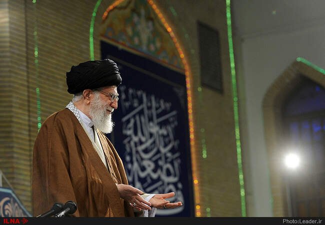 دیدار اعضای کنگره نقش شیعه درگسترش علوم اسلامی با رهبرانقلاب