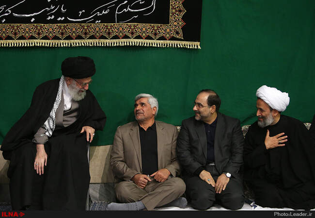 عزاداری اربعین حسینی در حضور رهبر انقلاب