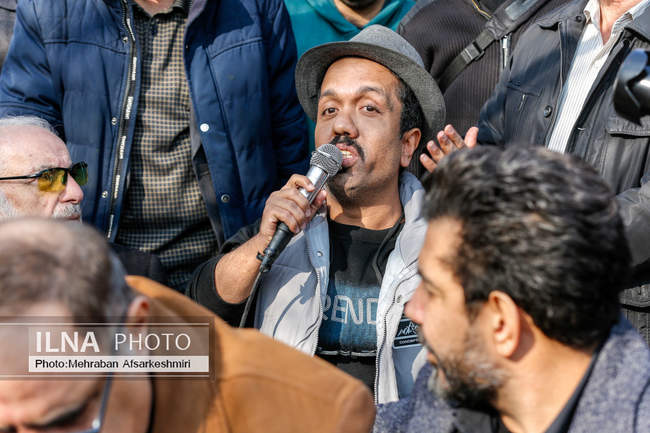 مراسم تشییع پیکر «سعید پیردوست»