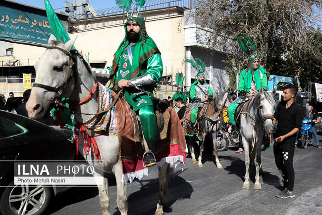 مراسم تشابیه حسینیه کاظمینی‌های مقیم تهران