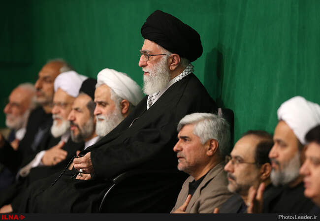 عزاداری اربعین حسینی در حضور رهبر انقلاب