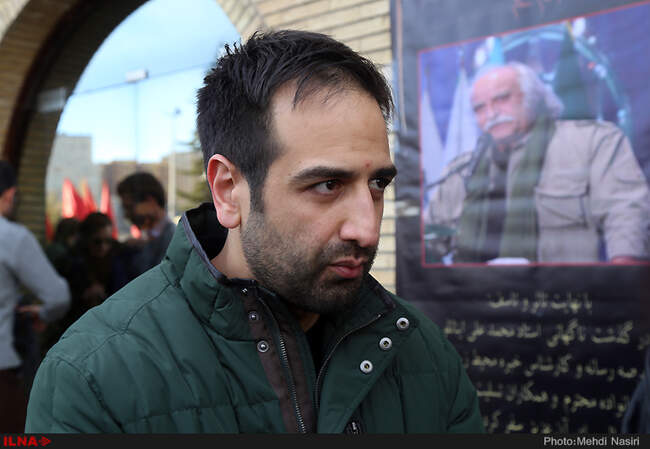 مراسم تشییع پیکر محمد علی اینانلو