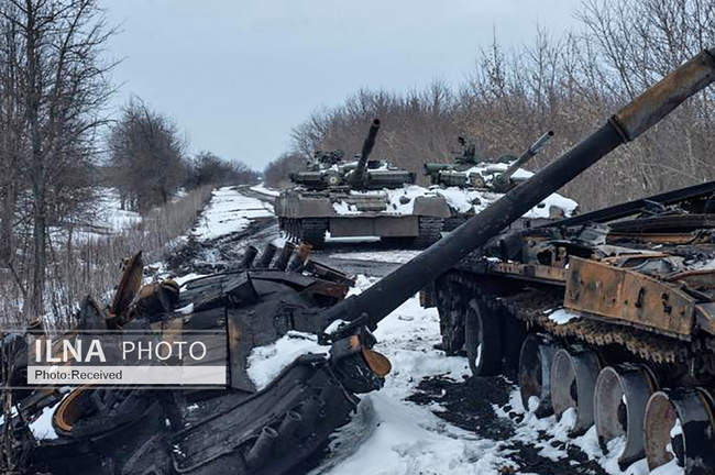  تانک‌های نابود شده روسیه در حمله به اوکراین