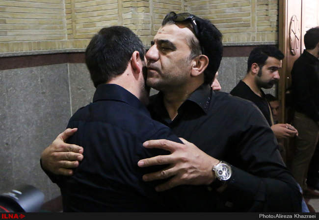 مراسم ترحیم هادی نوروزی کاپیتان تیم فوتبال پرسپولیس