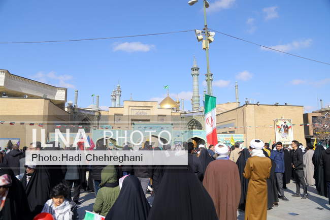 راهپیمایی ۲۲ بهمن استان قم 