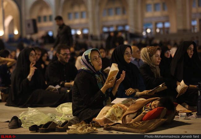  مراسم احیای شب بیست و یکم رمضان در مصلی امام خمینی (ره) تهران/1