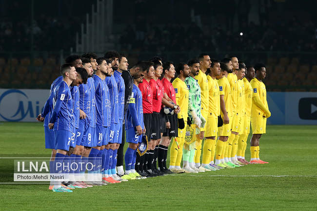 دیدار تیم ‌های فوتبال استقلال ایران و الوصل امارات