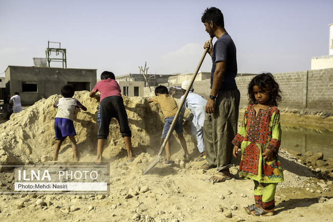 روستای پزم تیاب سیستان و بلوچستان بعد از سیل