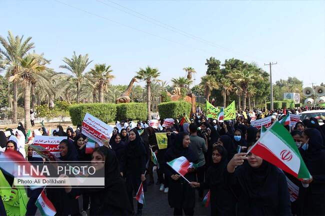 راهپیمایی ۱۳ آبان در بندرعباس - ایلنا - 06