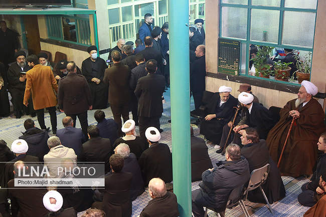 مراسم بزرگداشت آیت الله موسوی بجنوردی (ره) در حسینیه جماران 