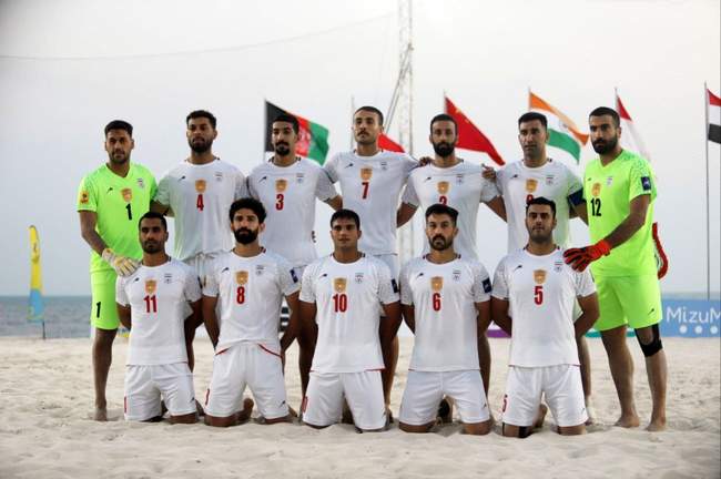 گزارش تصویری دیدار تیم ملی فوتبال ساحلی ایران و بحرین
