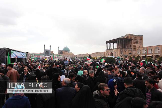 راهپیمایی 22 بهمن در اصفهان
