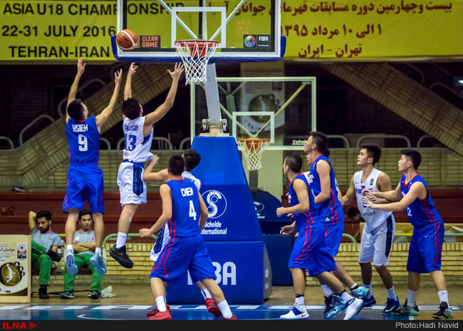 بیست و چهارمین دوره مسابقات بسکتبال قهرمانی جوانان آسیا: چین تایپه - 