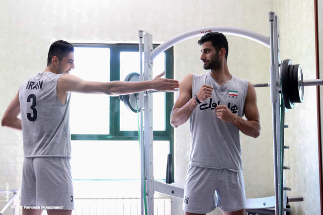 گزارش تصویری تمرینات امروز تیم ملی والیبال ایران 